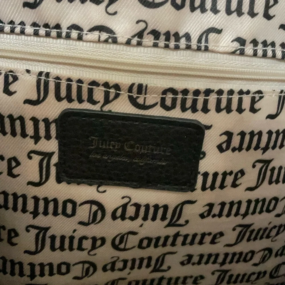 Juicy Couture Monogrammed Black and Gray Tote - Picture 6 of 6